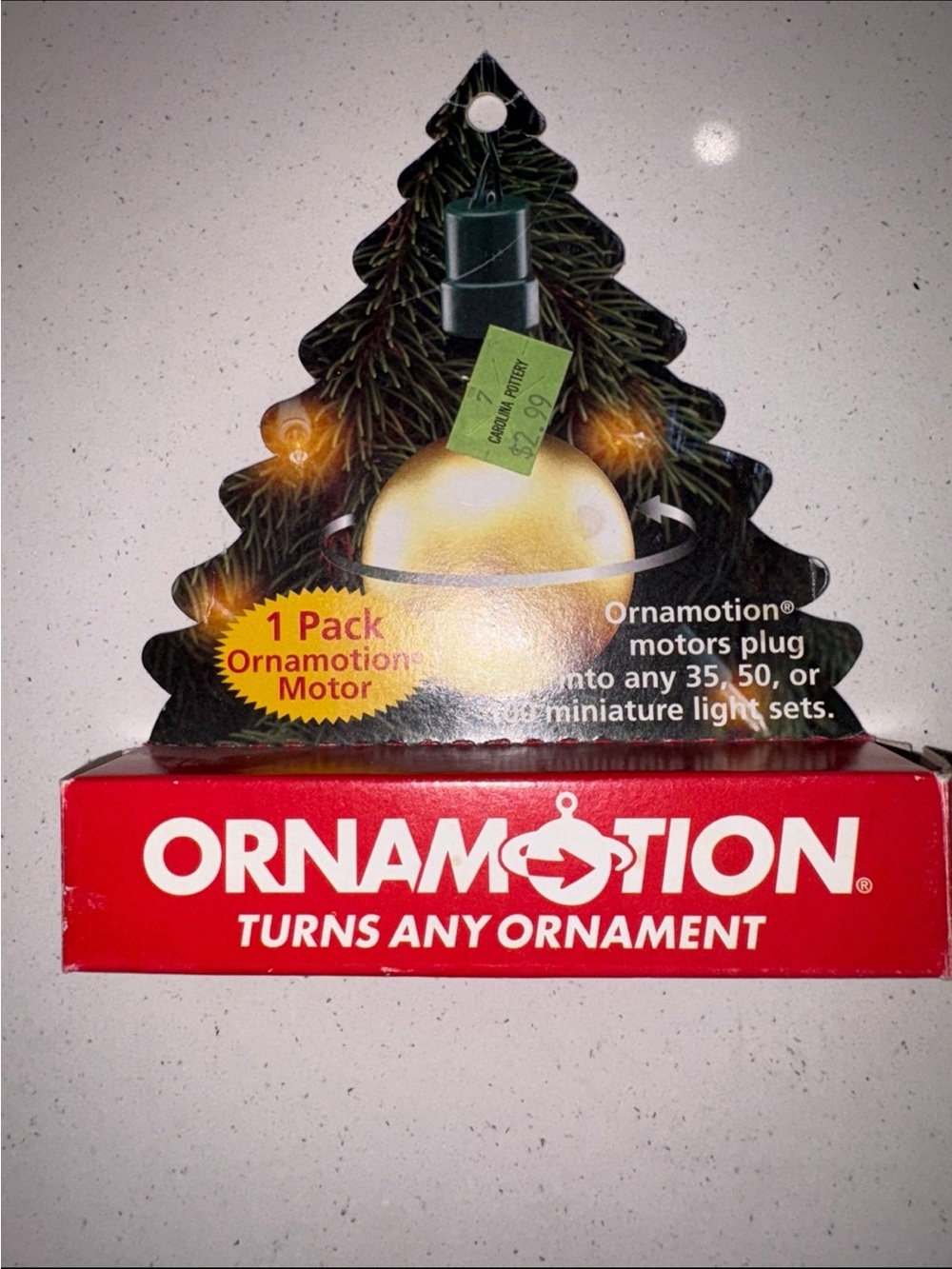 ORNAMOTION Ornamotor Vintage Christmas Ornament Spinning Motors 1980’s